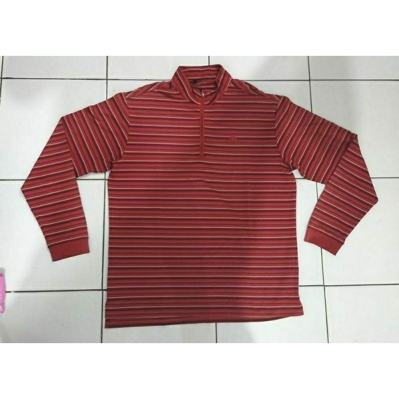 Kaos Kerah Panjang Pria merk Adidas Ori ( Second )