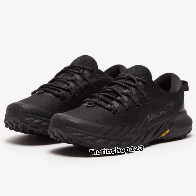 Sepatu Merrell Agility Peak 4 Triple Black High Premium Original