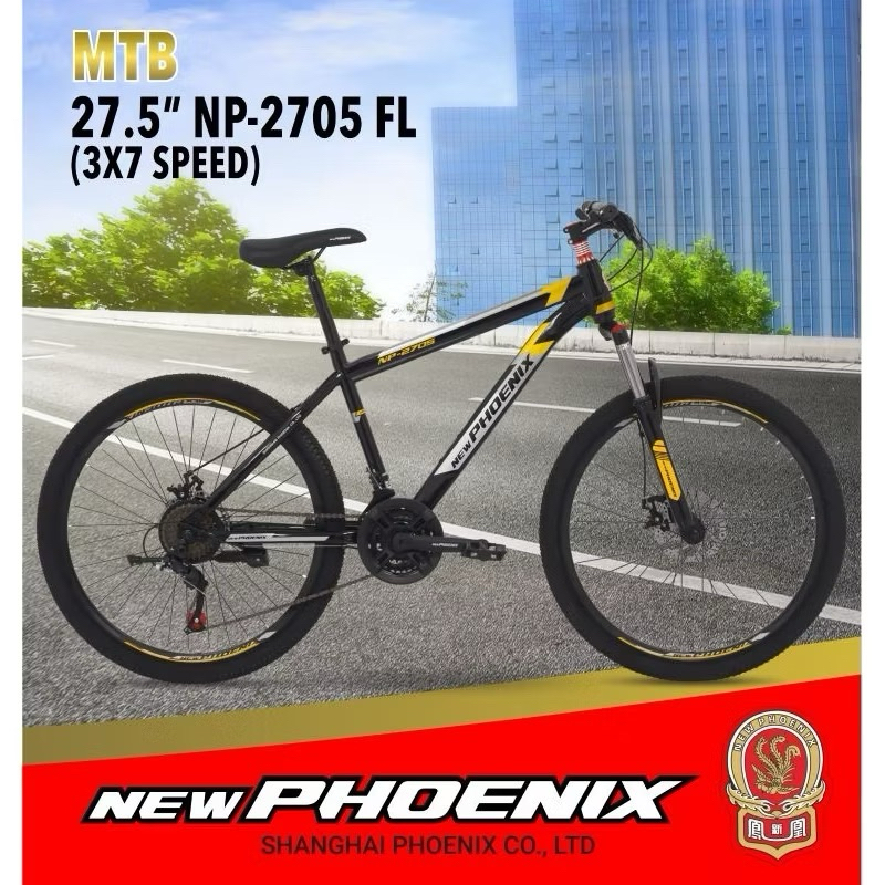 Sepeda MTB Ukuran 24 / 26 / 27.5 New Phoenix NP 2705 Forklock Berkualitas / Sepeda Gunung Ukuran 24