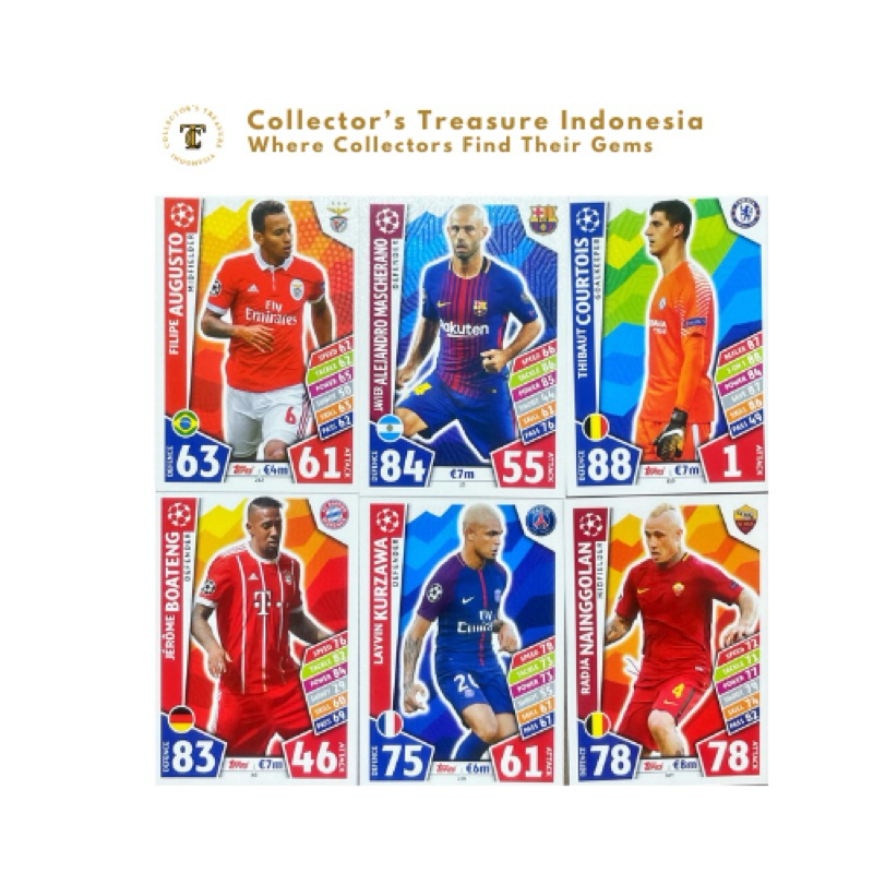 Match Attax Champions League 17/18 Base Card - Collector's Treasure Indonesia