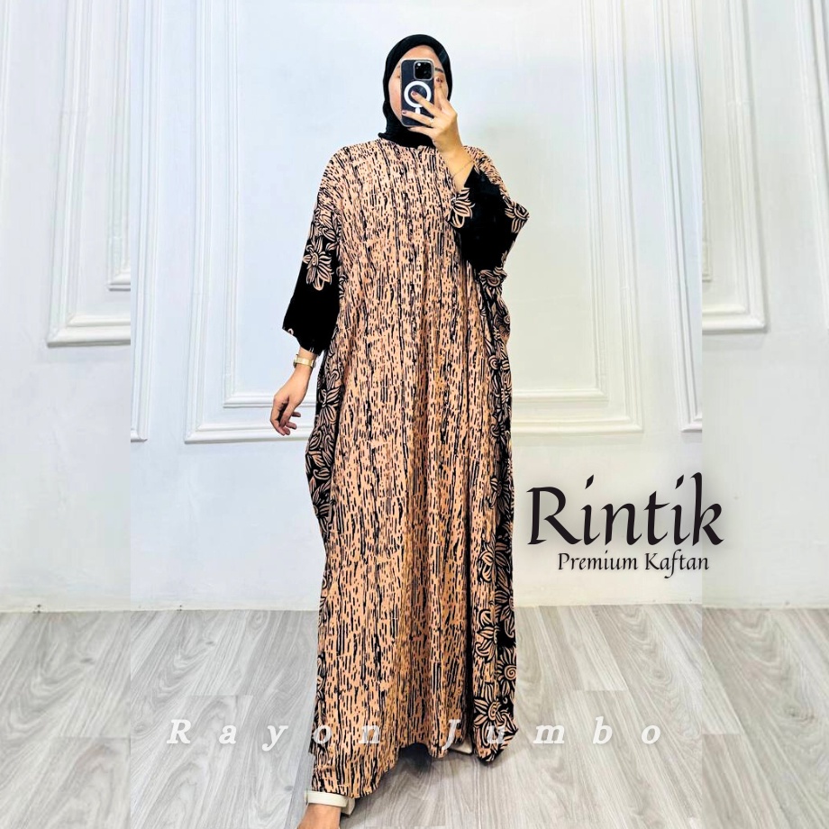 KODE L33C NEW RINTIK KAFTAN HOME DRESS  DRESS WANITA TERBARU 224  BAJU MUSLIMAH 224  HARGA RESELLER 