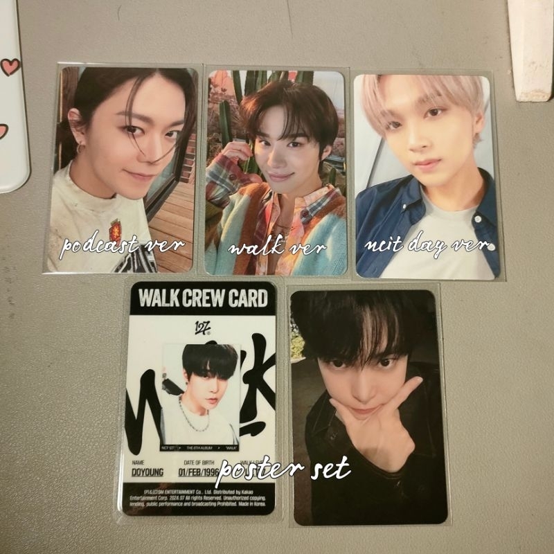 YUTA JUNGWOO HAECHAN DOYOUNG PHOTOCARD WALK POSTER PODCAST NCIT DAY VER