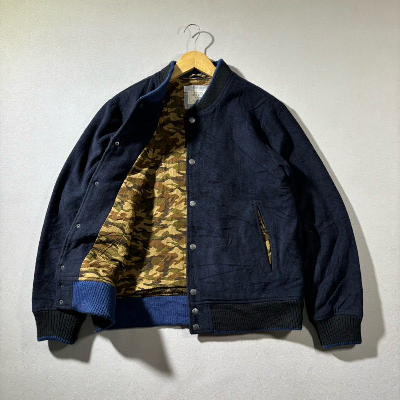 BEAMS varsity wool jacket ORIGINAL 100%