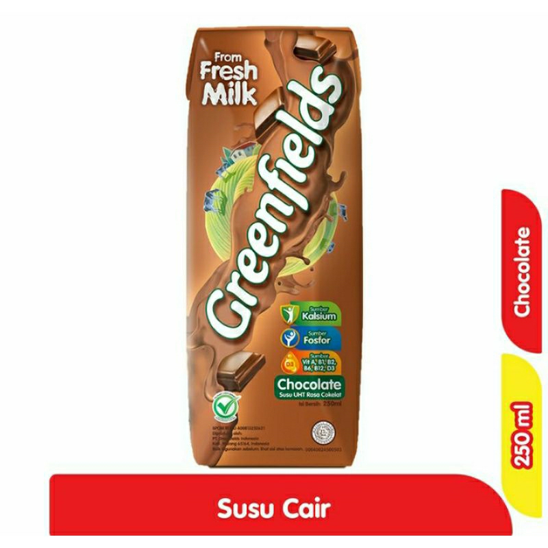 

Greenfields Susu UHT Chocolate 250 ml