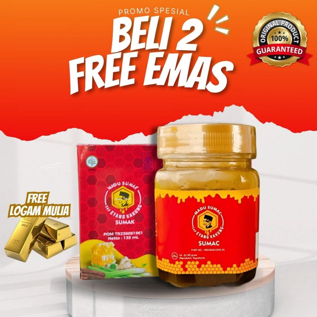 

MADU SUMAC Herbal ORIGINAL Cap EYANG KAKUNG 180gr