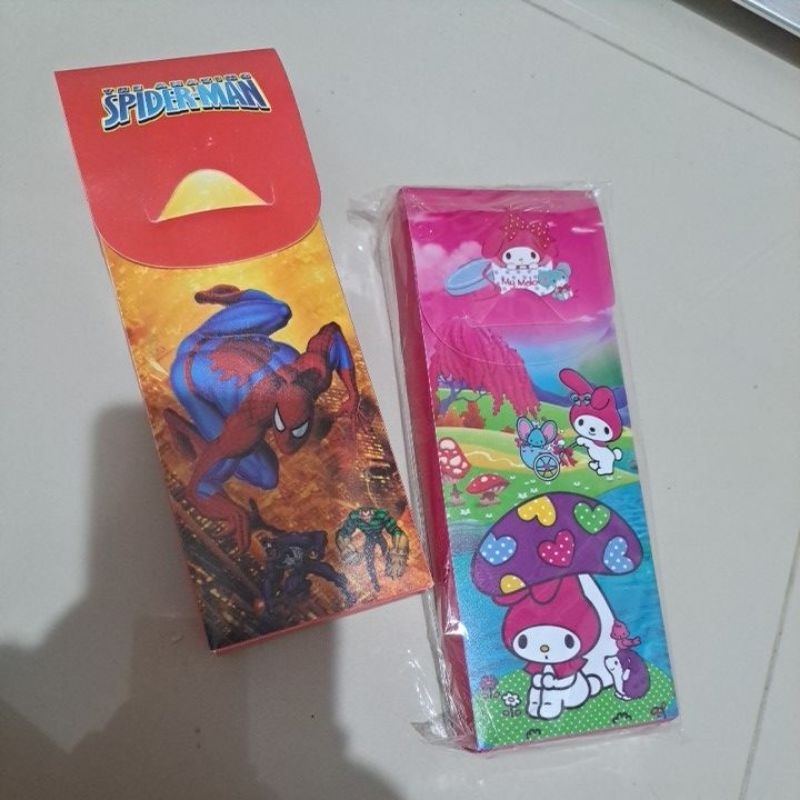 

kotak pensil karakter anak spiderman my melody