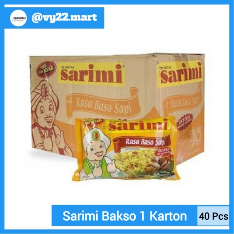 

Sarimi Rasa Bakso Sapi 1 Karton isi 40Pcs