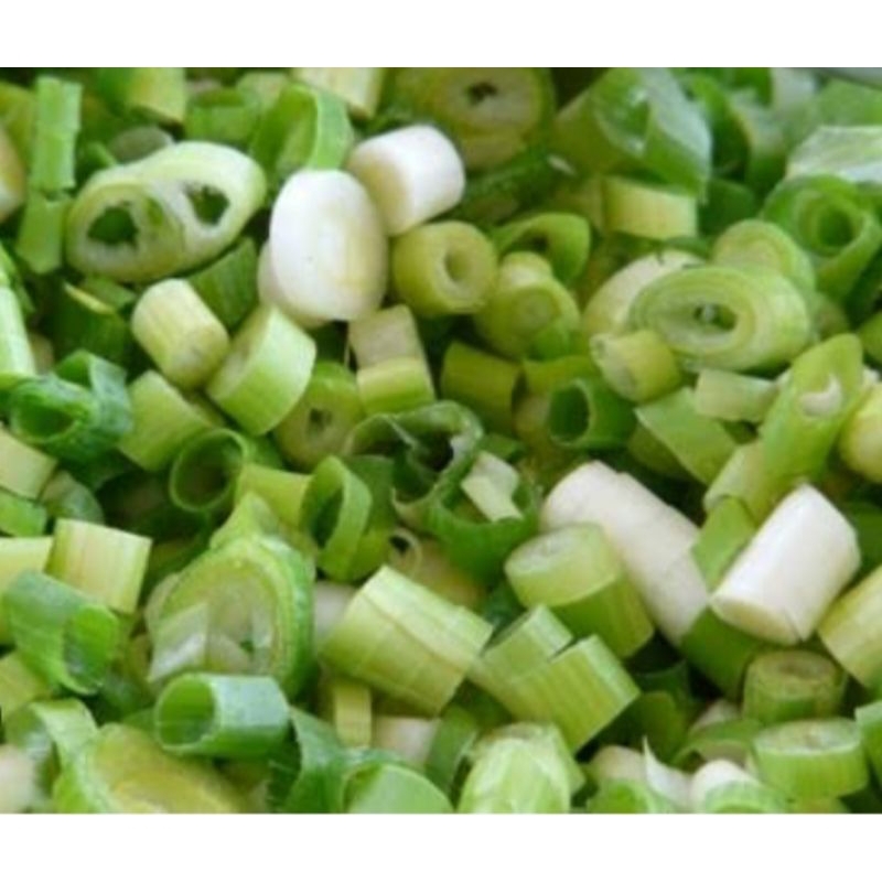 

daun bawang potong segar