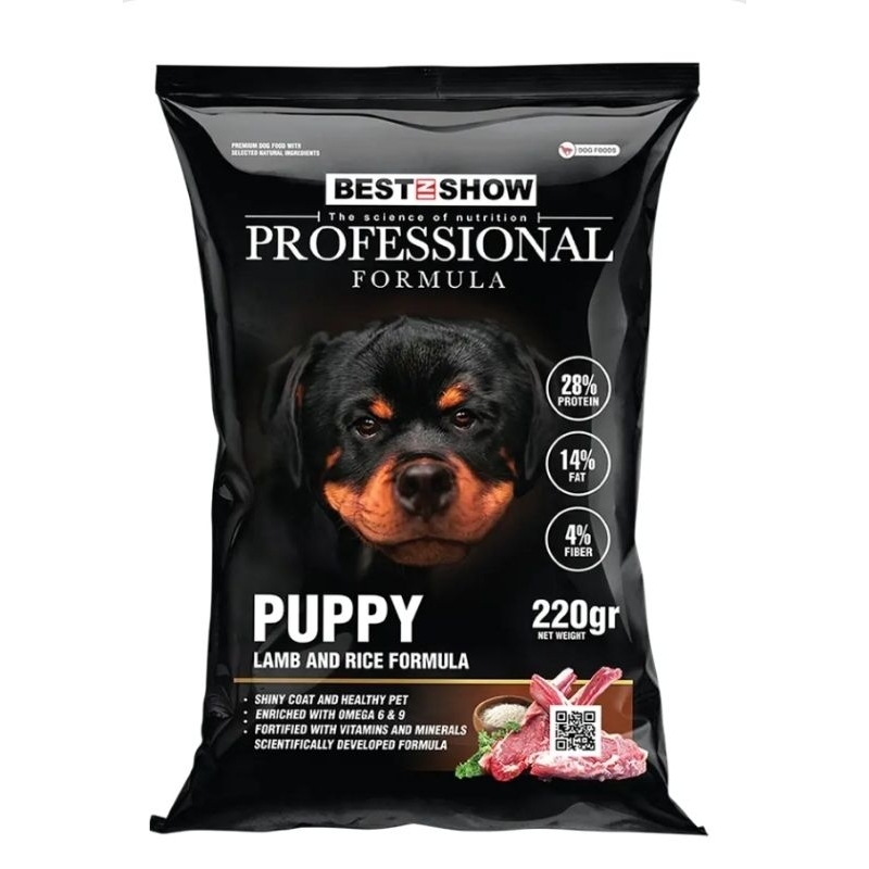 Best in Show Professional Puppy Dog Food Lamb & Rice Formula Bisfoods Australia