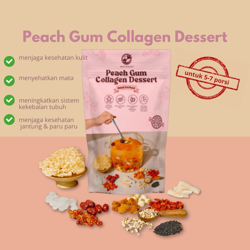 

Peach Gum Collagen Dessert