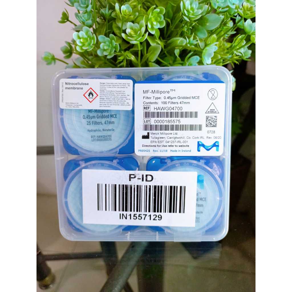 MCE Membrane Cellulose Filter 47mm 0.45um HAWG04700 MF Millipore