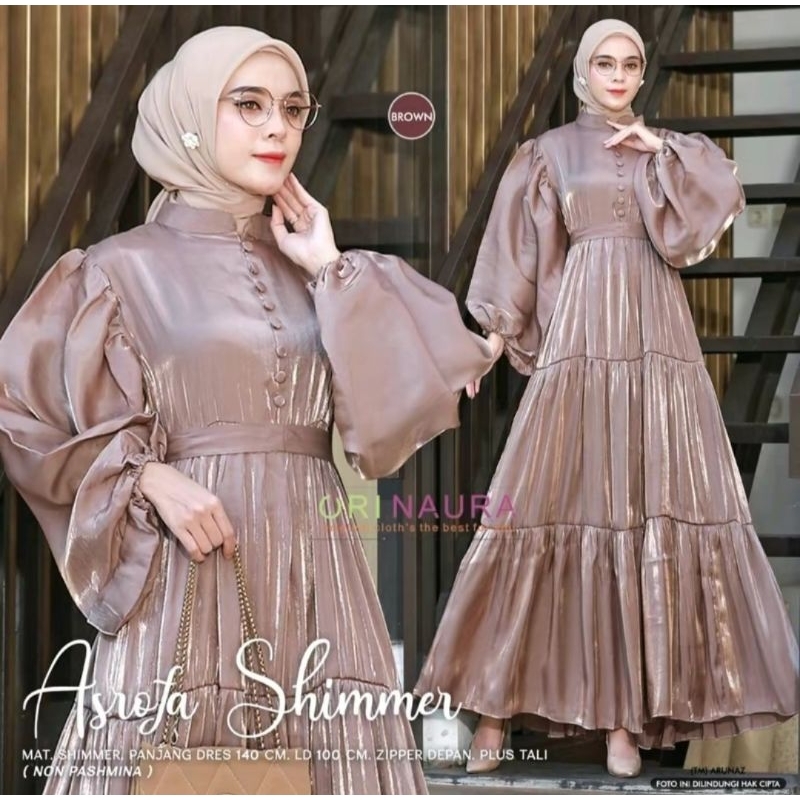 GAMIS SHIMER KATUN PREMIUM | GAMIS JUMBO L XL XXL XXXL