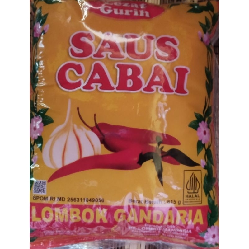 

SAUS CABAI LOMBOK GANDARIA BERAT BERSIH 615 GRAM