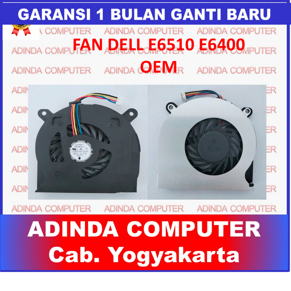 Fan Dell E6410 E6510 E6510 E6400 4 PIN OEM