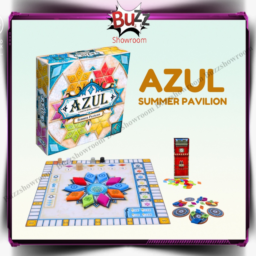 Azul Summer Pavillion Board Game Mainan Keluarga Azul: