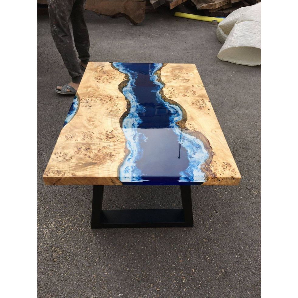 meja resin minimalis/meja ruang tamu/meja kayu kombinasi resin/meja resin/meja terbaru/meja kayu/mej