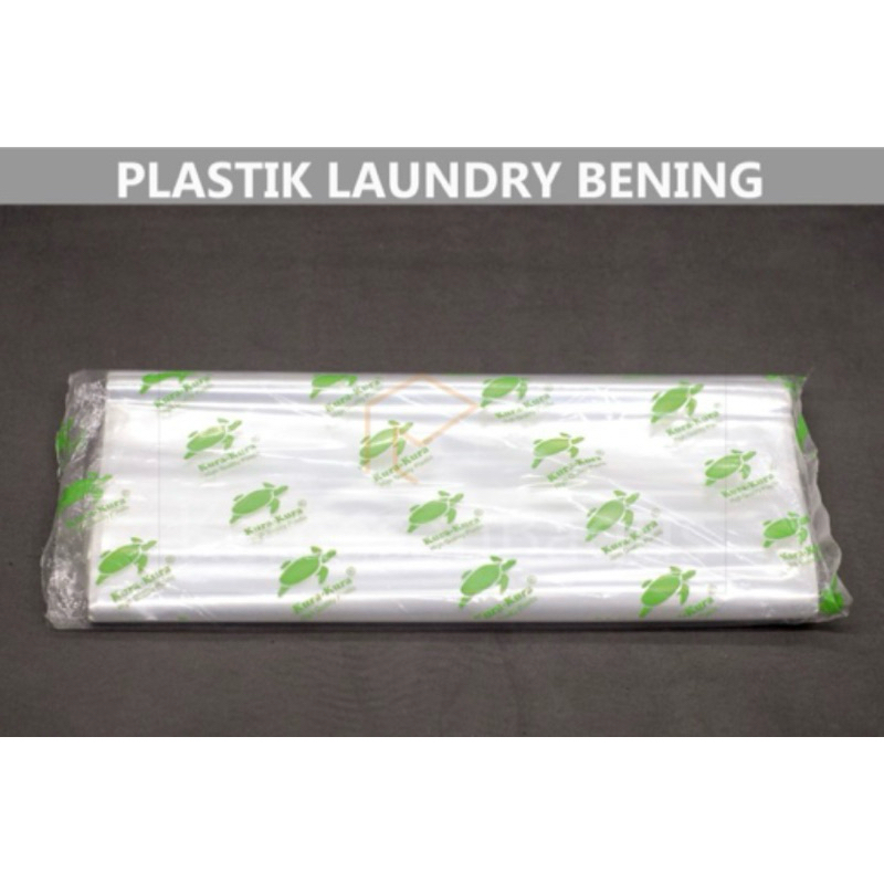 Plastik PP Laundry 30x50 35x50 40x60 45x70 50x70 60x100 Roll 60 cm Plastik Pakaian Bening Tebal 03