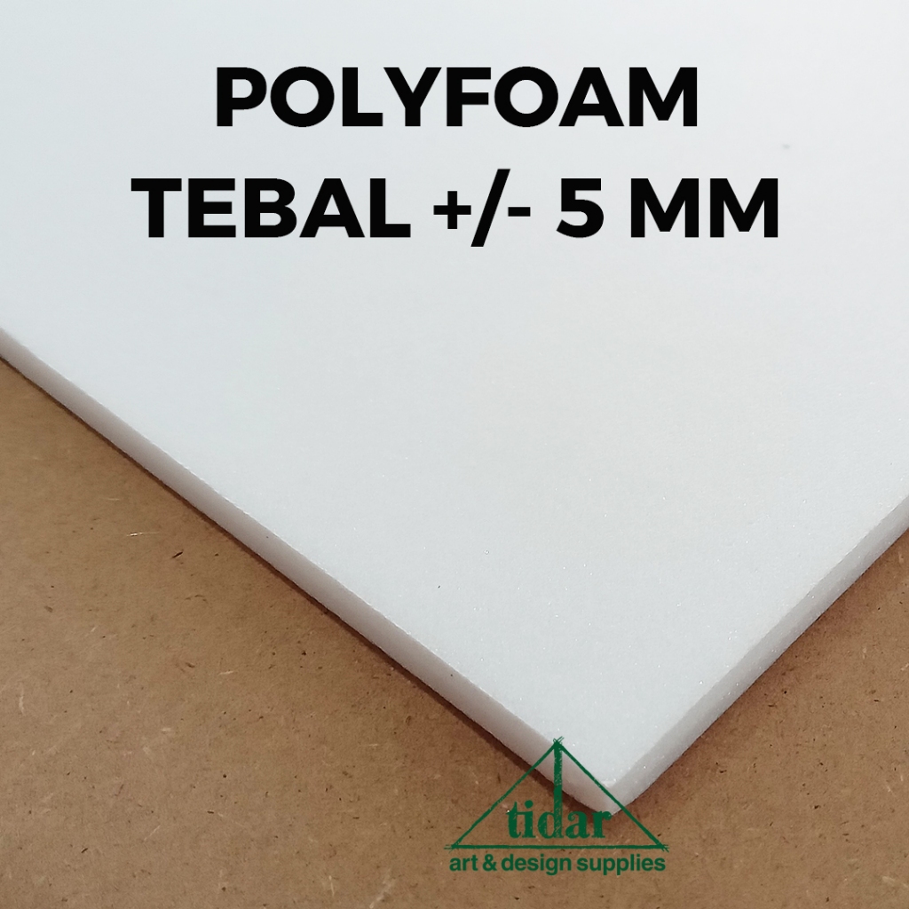 

Polyfoam Tebal 5 MM Ukuran 100 x 100 CM (1 x 1 M) - 100 x 200 CM (1 x 2 M) - Poli / Poly Foam board - Foamboard - Polifoam