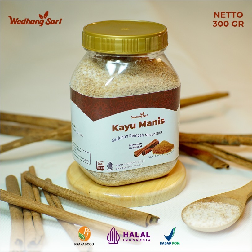 

Kayu Manis Wedhang Sari Minuman Herbal Alami 300 gr