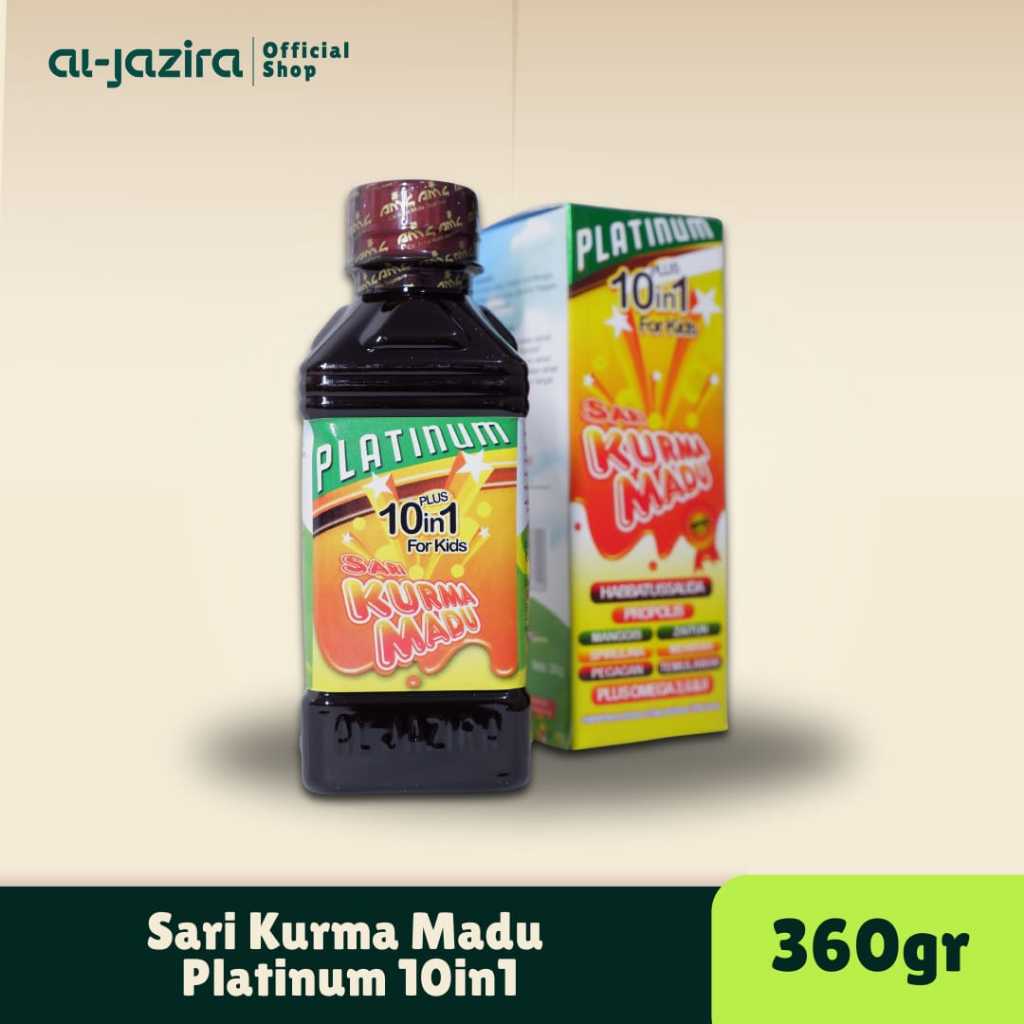 

SARI KURMA AL-JAZIRA PLATINUM UNTUK ANAK 10 IN 1 KURMA MADU HALAL