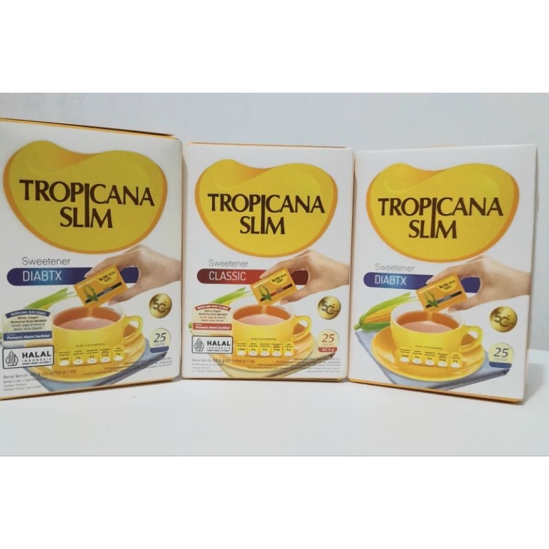 

Tropicana Slim Sweetener Classic/Diabtx - Gula Tropicana Slim