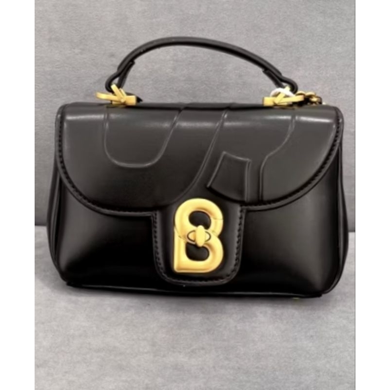 Tas Buttonscarves Alma flap Bag Black Small Preloved