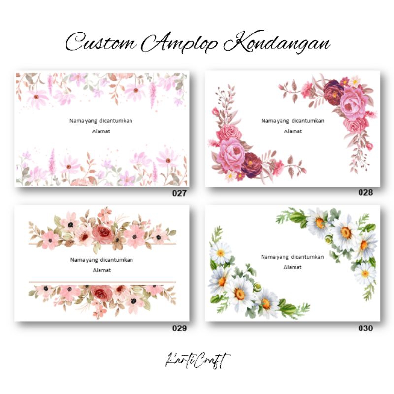 

(50 pcs) Amplop Kondangan Tanggung Sedang / Amplop Sumbangan / Amplop Custom Cetak Nama