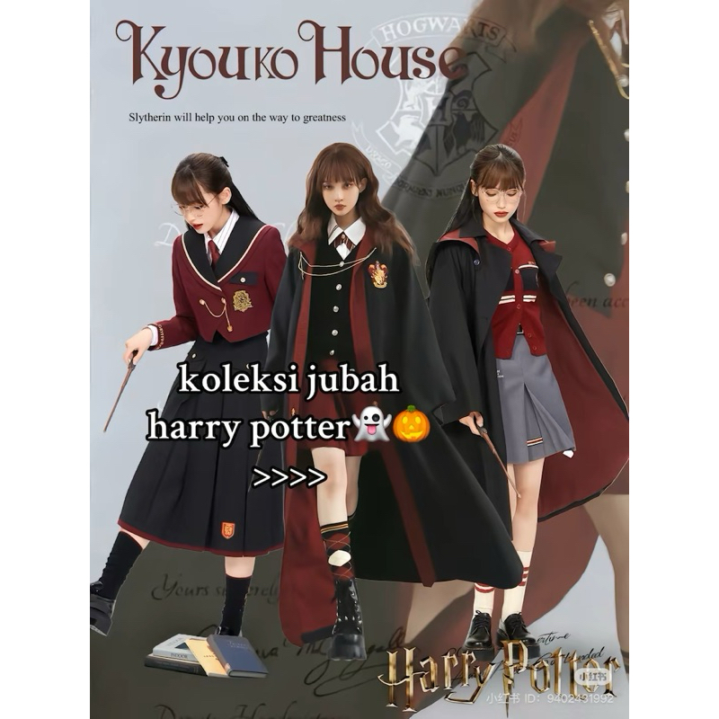 KYOUKO HOUSE X HARRY POTTER CLOAK - ORIGINAL Authentic 100% China Chinese Local Brand Import Hogwart