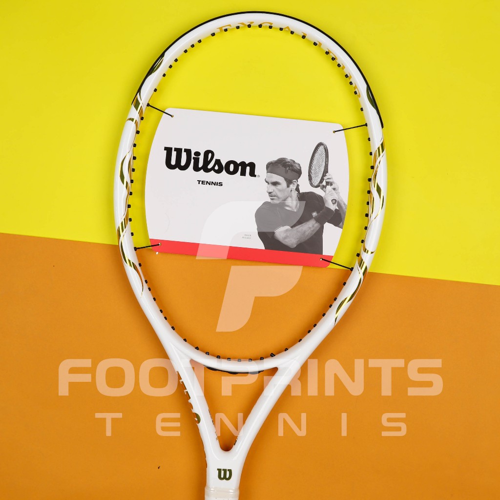Raket Tenis Wilson Excalibur White Gold Tennis Racket 243 gr Original