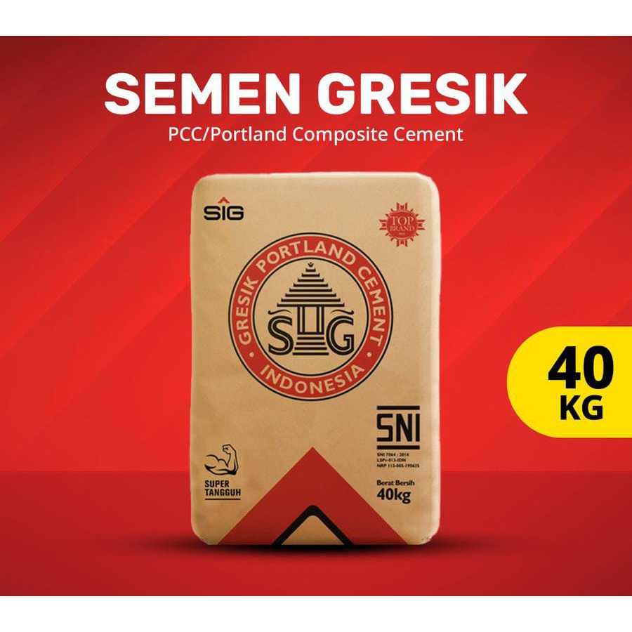 SEMEN GRESIK SUPER TANGGUH 40KG (50 100 200 SAK)