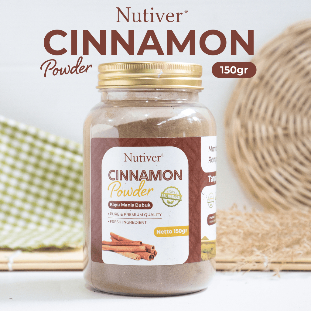 

NUTIVER Kayu Manis Bubuk / Cinnamon Powder Bumbu Rempah
