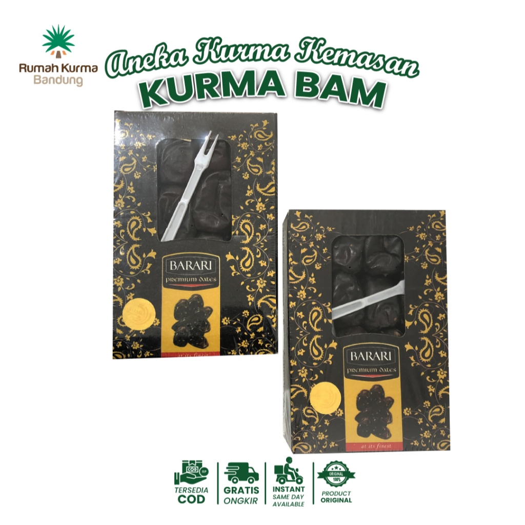 

KURMA BAM BARARI / KURMA ANGGUR 600 GRAM / Kurma Bam Lembut