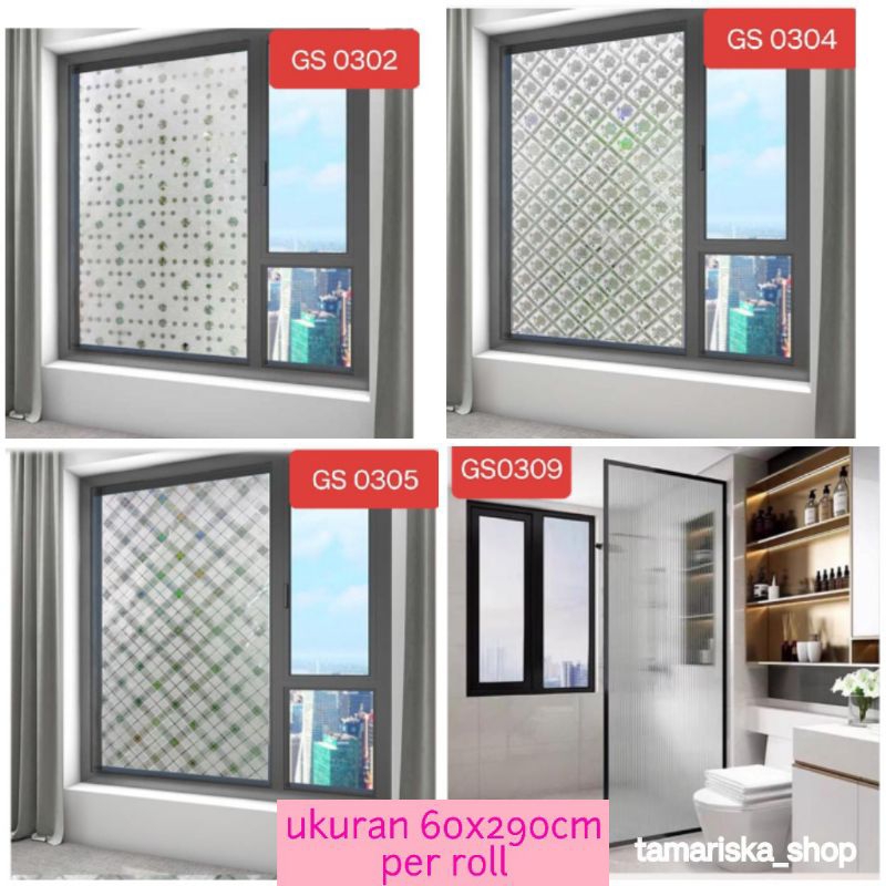 Stiker kaca jendela pintu rumah murah
