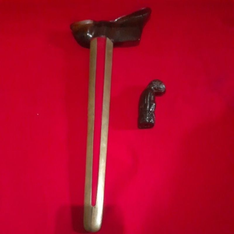 Warangka + Deder Lawasan Cirebonan Bonus Bilah Keris Pulanggeni Luk 5