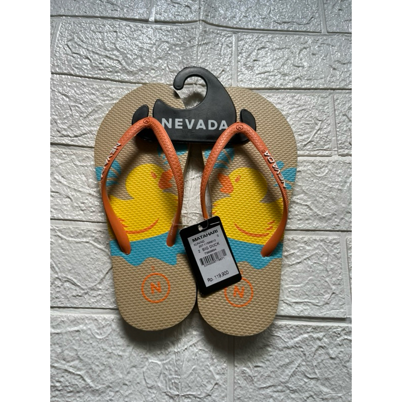 Sandal Jepit Nevada Karet Desain Trendy S-XL