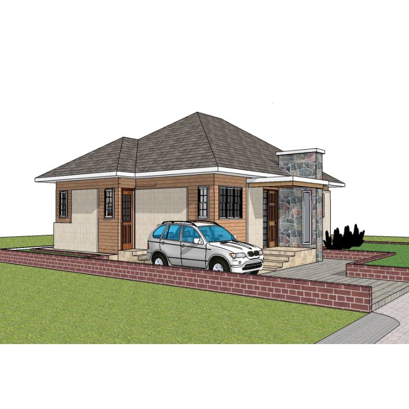 Desain rumah klasik, rumah 3 kamar, desain rumah ukuran 10x14, jasa desain rumah, desain rumah klasi