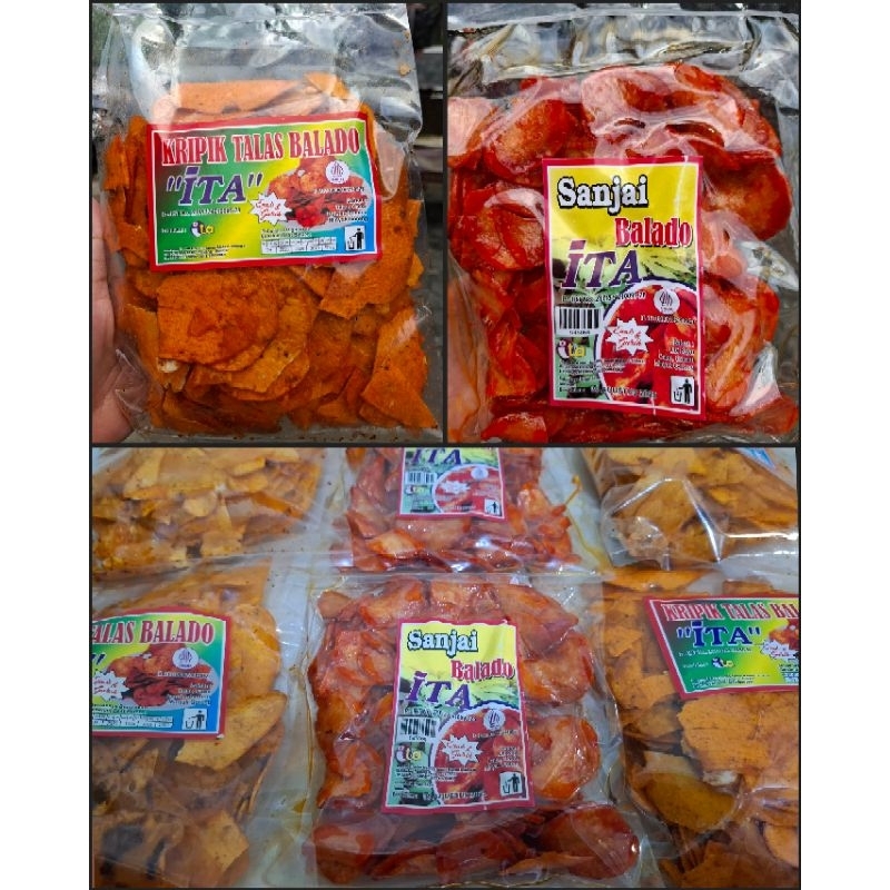 

Kripik SANJAI dan Kripik Talas BALADO ITA