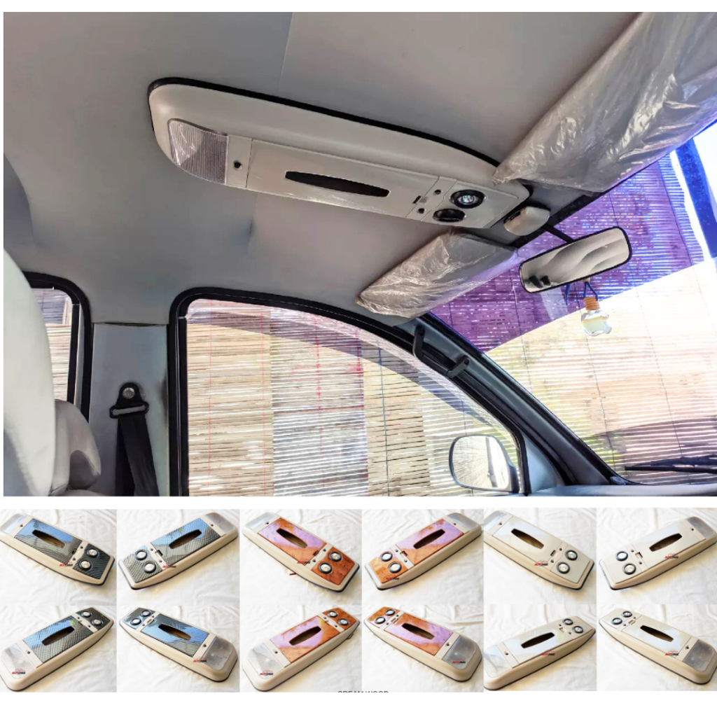 Kockpit / Roof Console Tempat Tisu Kabin Plafon Espass Zebra Plus Lampu & Bracket