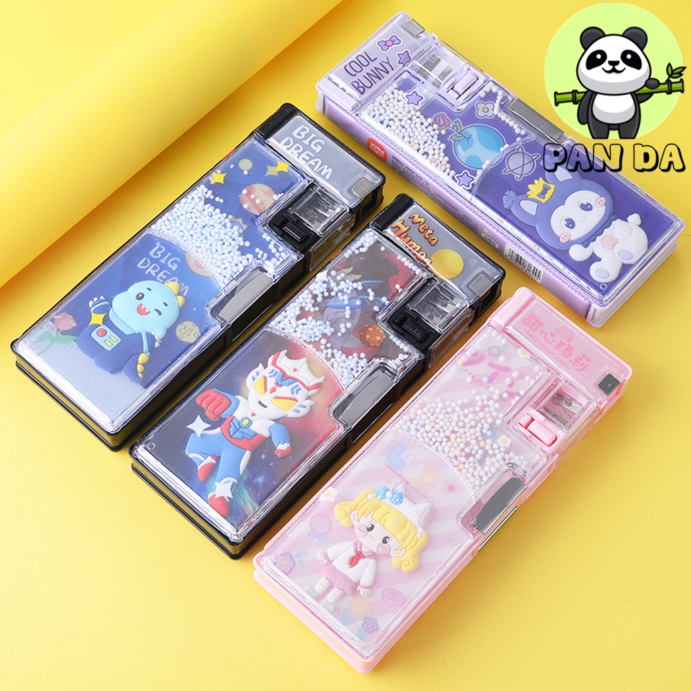 

KOTAK PENSIL 557 MOTIF KARAKTER SALJU PENCIL CASE TEMPAT PENYIMPANAN ALAT TULIS ATK LUCU IMUT BEBEK ASTRONAUT