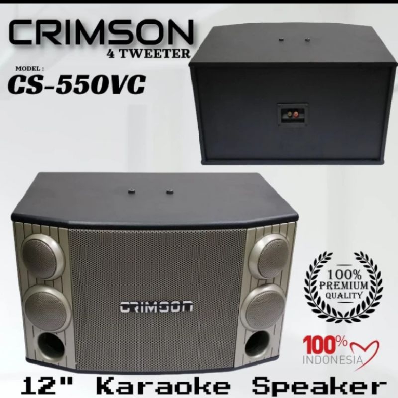 Speaker pasif Crimson cs550 v2 original 12inch