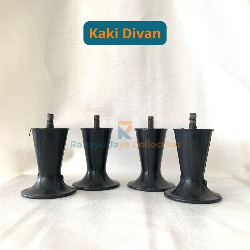 Kaki Divan Warna Hitam Kaki Divan Springbed Anti Pecah 9cm