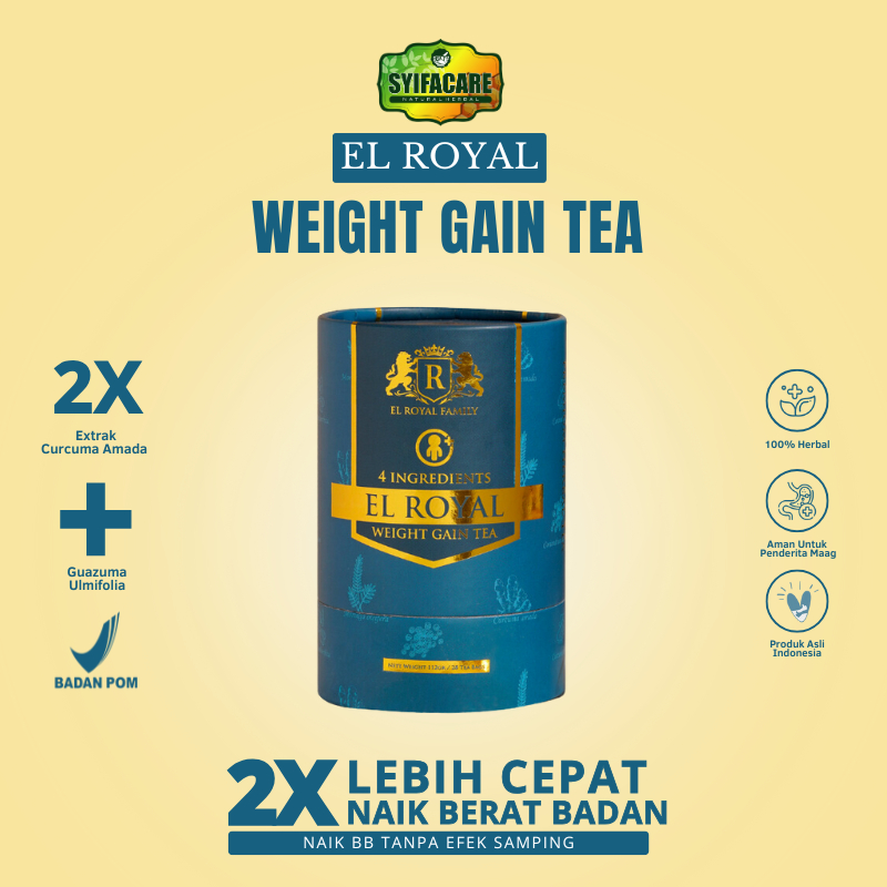 

El Royal Weight Gain Tea 2X Kali Lebih Cepat Naik Berat Badan Solusi Naik BB Tanpa Efek Samping Teh Penggemuk