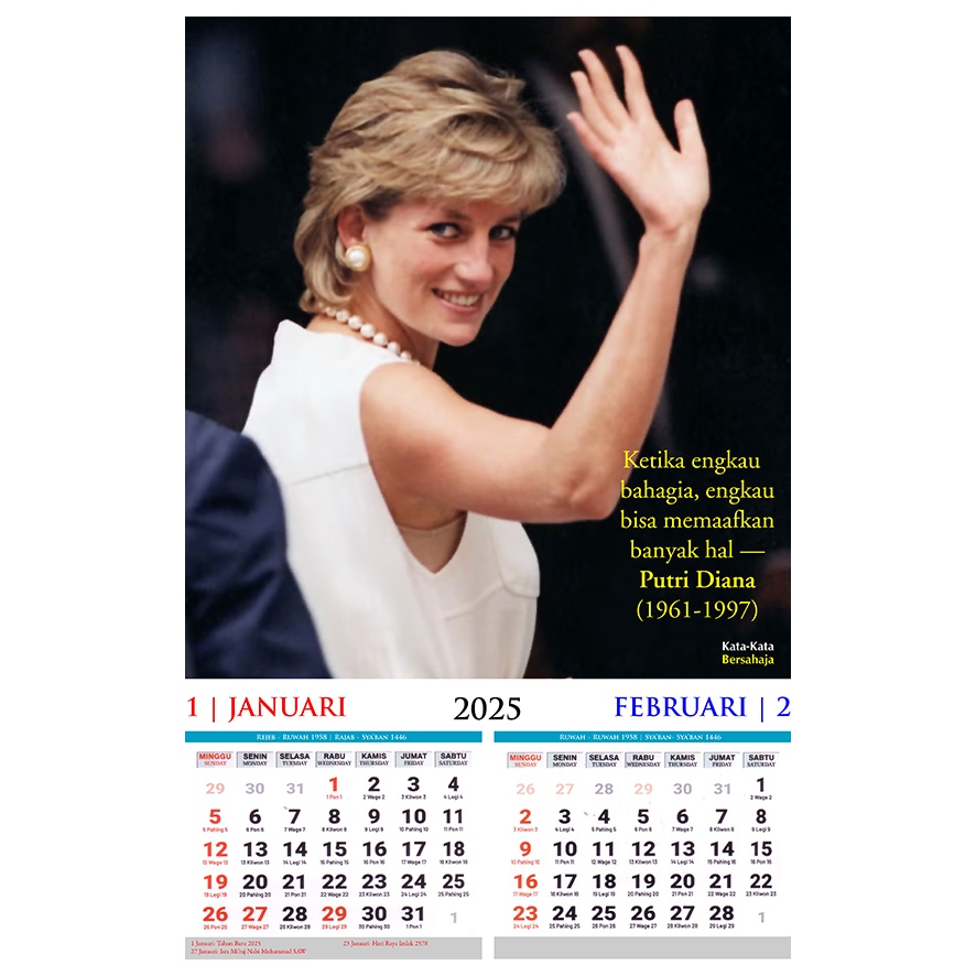 

Kalender 2025 Tema Quotes Tokoh Terkenal