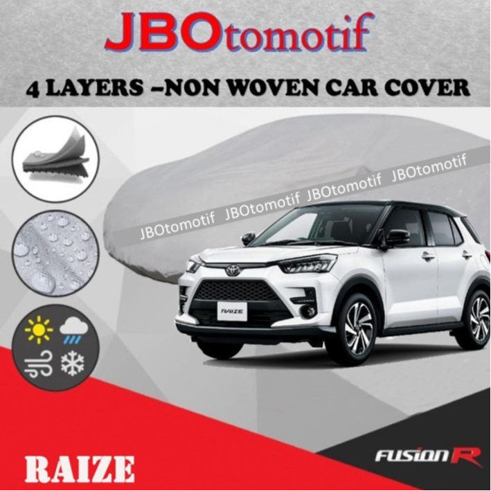 COVER MOBIL 4 LAYER  RAIZE / ROCKY merek FUSION R