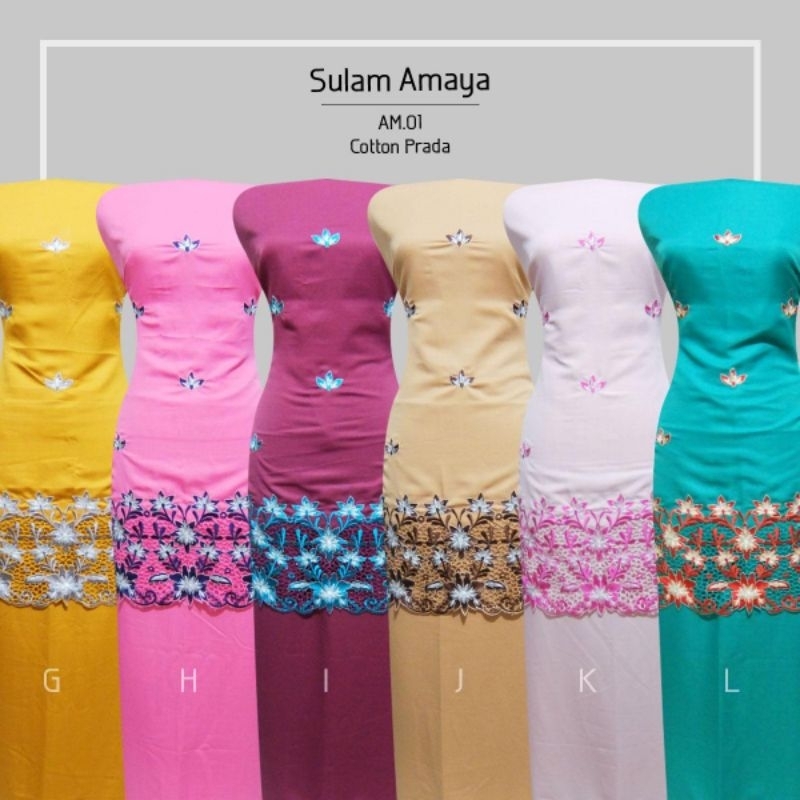 Mitra Bordir-Kain Sulam/Baju Kurung (PC116)