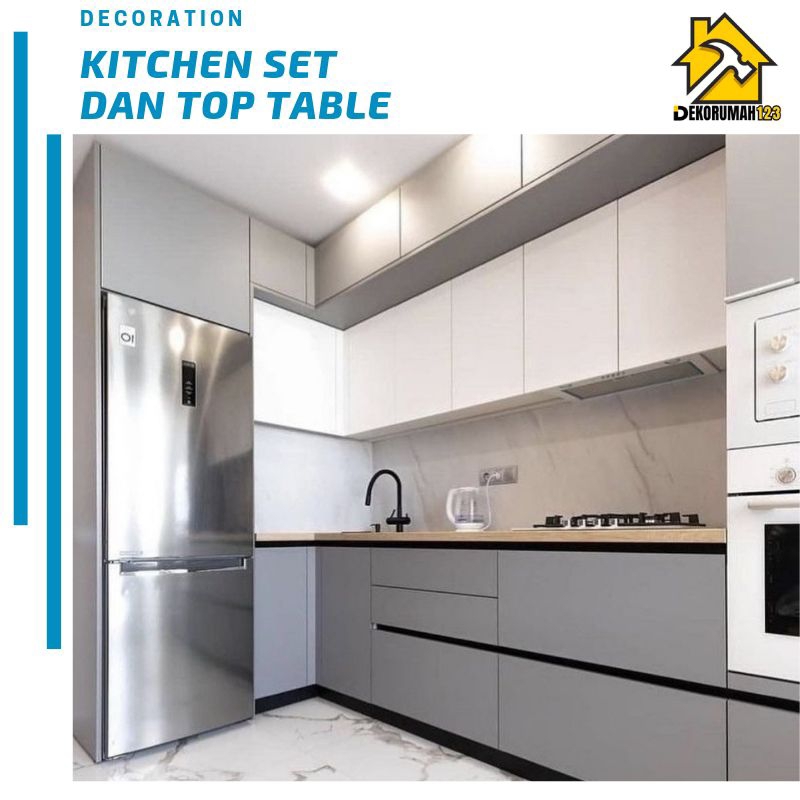 Kitchen Set dan Top Table Minimalis Furniture Interior