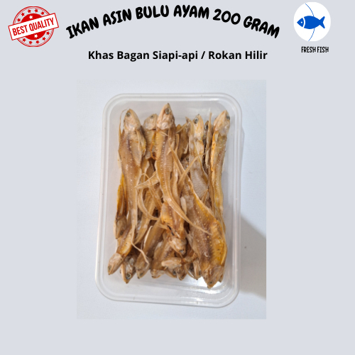 

IKAN ASIN BULU AYAM/IKAN BULU AYAM 200 GRAM