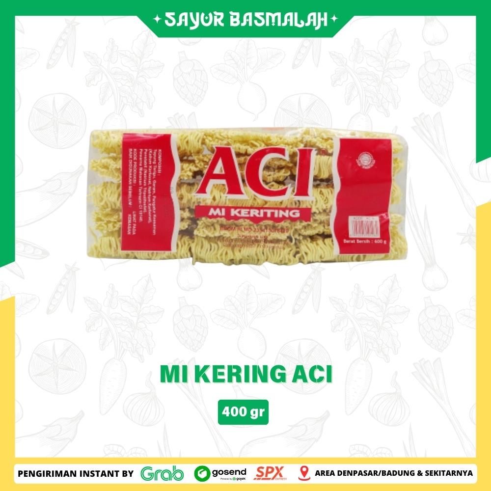 

Mi Kering Aci 400gr - Sayur Basmalah