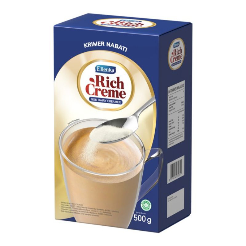 

Ellenka Rich Creme Krimer Nabati Non Dairy 500 g