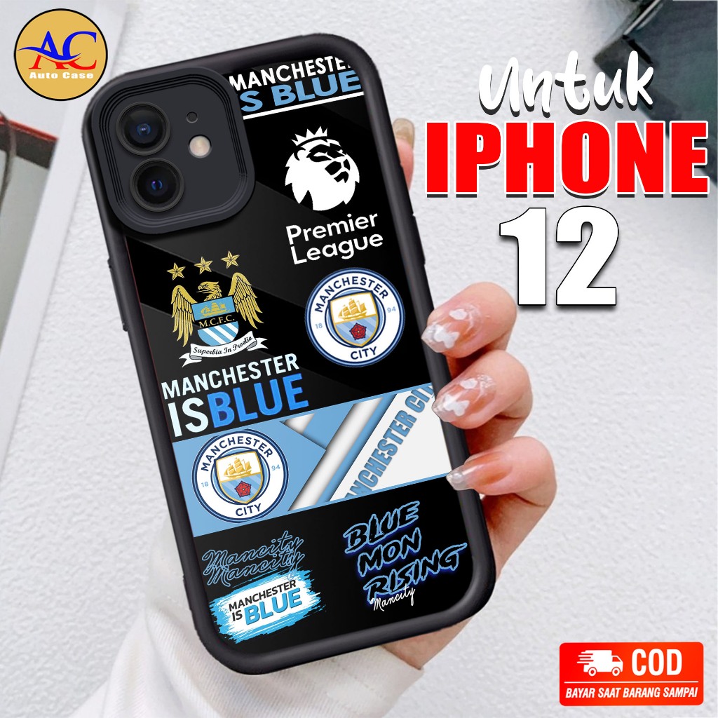 Softcase Glass kaca untuk IPHONE 12 FTBL Casing Handphone Case Hp Procamera